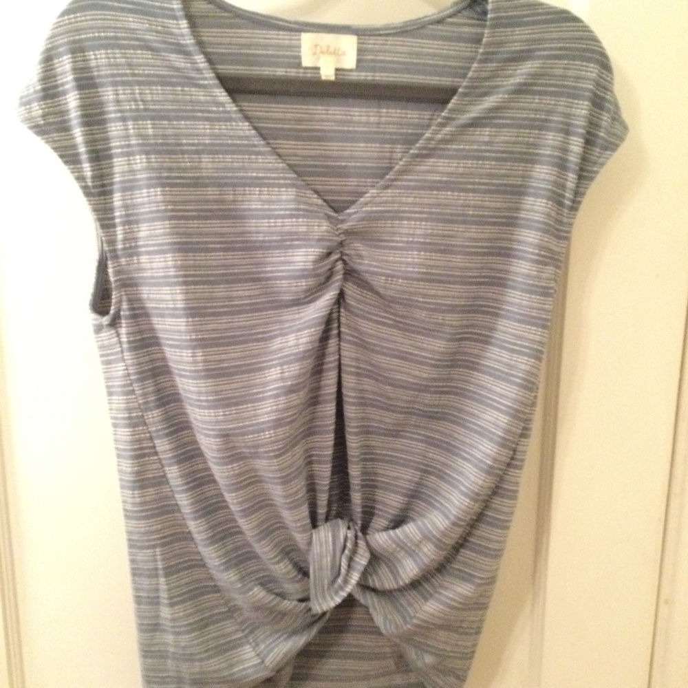 NWOT Anthropologie Deletta Tie-Front Tank - M